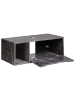 Beliani Waschbeckenunterschrank CASCAVEL in Schwarz - (W) 80 x (H) 28 x (L) 40 cm