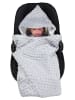 TupTam Baby Einschlagdecke für Autositz 2er SET in braun/grün