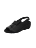 Semler Keilsandalen für Damen in schwarz