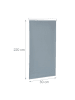 relaxdays Thermorollo in Grau - (B)80 x (H)220 cm