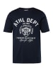 Men Plus Kurzarm T-Shirt in navy blau