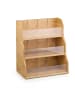 relaxdays Tee-Organizer in Natur - (B)31 x (H)36 x (T)19 cm