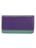 MYWALIT Medium Matinee Wallet Geldbörse Leder 17 cm in orchid