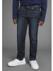 Delmao Stretch-Jeans in dark denim