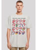 F4NT4STIC Heavy Oversize T-Shirt The Rolling Stones Voodoo Lounge Tongues in lightasphalt