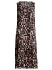 BETTY & CO Stufenkleid im Leo-Look in Brown/Nature