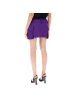 Versace Lila Viskose Mini Rock