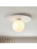 Licht-Erlebnisse Deckenlampe Ø 20 x (H)18 cm in Weiß