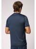 Roy Robson Rundhalsshirt Basic Shirt in blau