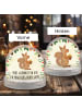 Mr. & Mrs. Panda Schneekugel Eichhörnchen Weihnachten mit Spruch in Naturpapier