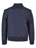 Urban Classics Urban Classics Herren Boys Diamond Quilt Nylon Jacket in navy