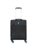 Roncato Crosslite 4 Rollen Kabinentrolley S 55 cm mit Dehnfalte nero