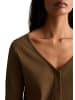Marc O'Polo DENIM Pointelle-Cardigan slim in Umbra Brown