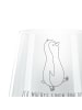 Mr. & Mrs. Panda Windlicht Pinguin mHerzieren mit Spruch in Transparent