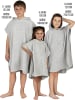 normani normani Badeponcho aus Bio-Baumwolle für Kinder in Hellgrau