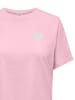 JACQUELINE de YONG 2er-Pack T-Shirt mit Schriftzug Legere-Optik in Rosa