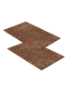 Astra Fußmatte für Innen QUARZIT 2ER SET 2 in Braun