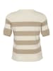 KAFFE curve Strickpullover KClizzy Regular fit in Chinchilla M/Turtle.BoldStripe