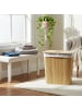relaxdays Wäschekorb in Natur - (B)52 x (H)63 x (T)32 cm