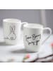 Villeroy & Boch 2er Set Kaffeebecher Ostern Statement 280 ml weiß in weiß