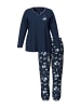 Ulla Popken Pyjama in nachtblau