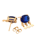 faina Women Earrings in Rose Gold Navy