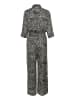 Kaffe Overall KApollie Regular fit in Black/Turtledove Graphic Dot