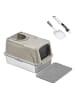 Feandrea Katzenklo Boxal in Beige - (B)40 x (H)36.5 x (T)61 cm