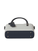 Kmisso Henkeltasche in Bianco/blu