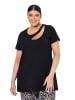 Ulla Popken Longshirt in schwarz