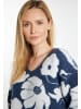 Usha Damen Strickpullover in Marine Weiss