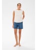 Kaffe Ärmellose Bluse KAbethany Tight fit in Chalk
