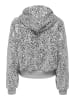 ONLY Kapuzenpullover in Light Grey Melange