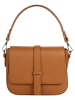 Samantha Look Umhängetasche echt Leder in cognac