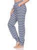 NORMANN Damen Pyjama Hose lang Mix & Match in marine