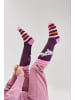 Reima Socken " Moomin Randig " in Deep purple