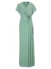 Vera Mont Abendkleid im Glitzer-Look in Green/Silver