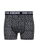King Kerosin King Kerosin Boxershorts Ananas in schwarz