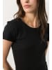 PART TWO T-shirt TullePW Gerade Passform in Black