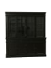ebuy24 Vitrinenschrank Amaretta Schwarz 186 x 45 cm