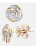 Diamant L'éternel Ohrstecker aus 375 Gelbgold mit Diamant