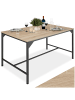 tectake Esszimmertisch, Maße: 120 x 75 x 75 cm, in rechteckiger Form