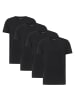 Mustang T-Shirt 4er Pack in Schwarz