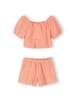 Minoti 2-tlg T-Shirt & Shorts 30SET150 in apricot