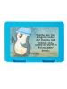 Mr. & Mrs. Panda Bentobox Pinguin Duschen Design mit Spruch in Weiß
