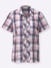 WITT WEIDEN Karobluse in flamingo-marine-kariert