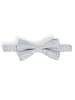 WILVORST Herren Fliege und Einstecktuch in silber hellblau - 0001