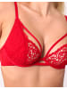 Scandale Eco-lingerie Plunge Bh in Scandale Red