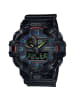 Casio G-Shock Classic AnaDigi Herrenuhr Schwarz/Regenbogen