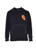 Roberto Geissini X Hoodie Schwarz Orange